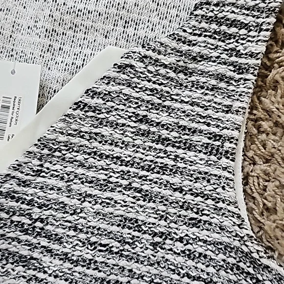 NWT Sanctuary Anthropologie Top Sleeveless Faux Layered Tweed Vneck XS - Picture 3 of 6